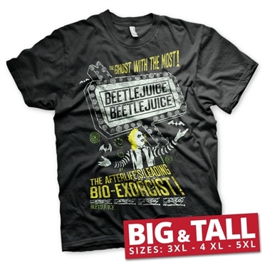 Läs mer om Beetlejuice - The Afterlifes Leading Bio-Exorcist Big & Tall T-Shirt, T-Shirt