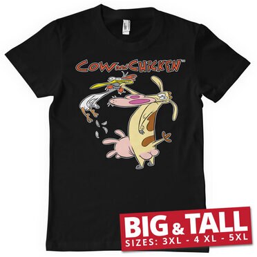 Läs mer om Cow and Chicken Big & Tall T-Shirt , T-Shirt