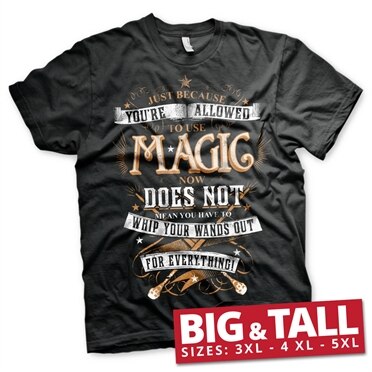 Läs mer om Harry Potter Magic Big & Tall T-Shirt, T-Shirt