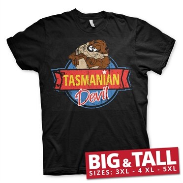 Läs mer om Tasmanian Devil Big & Tall T-Shirt, T-Shirt