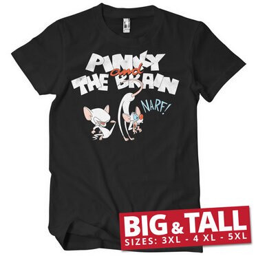 Läs mer om Pinky and The Brain - NARF Big & Tall T-Shirt, T-Shirt