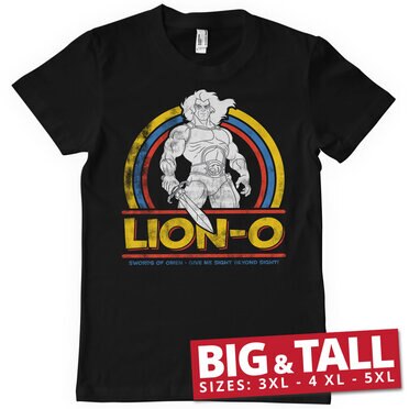 Läs mer om Lion-O - Swords Of Omen Big & Tall T-Shirt, T-Shirt