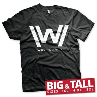 Läs mer om Westworld Logo Big & Tall T-Shirt, T-Shirt