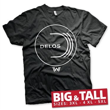 Läs mer om Westworld DELOS Logo Big & Tall T-Shirt, T-Shirt