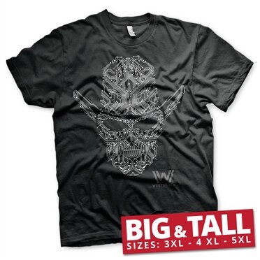 Westworld Circuit Face Big & Tall T-Shirt, Big & Tall T-Shirt