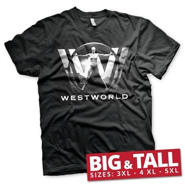 Westworld Poster Big & Tall T-Shirt, Big & Tall T-Shirt