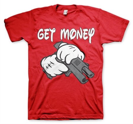 Läs mer om Cartoon Hands - Get Money T-Shirt, T-Shirt