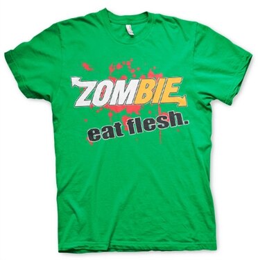 Läs mer om Zombie - Eat Flesh T-Shirt, T-Shirt