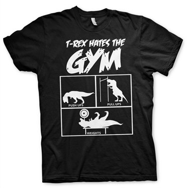 T-Rex Hates The Gym T-Shirt, Basic Tee