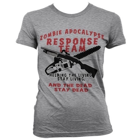 Zombie Apocalypse Girly T-Shirt, Girly T-Shirt