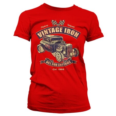 Vintage Iron Girly T-Shirt, Girly T-Shirt