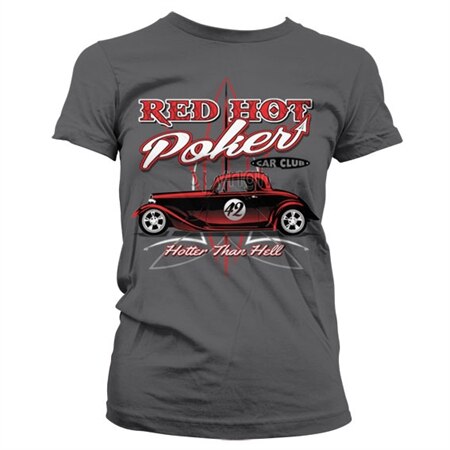 Red Hot Poker Car Club Girly T-Shirt, Girly T-Shirt