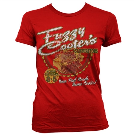 Fuzzy Cooter´s Carburetors Girly T-Shirt, Girly T-Shirt