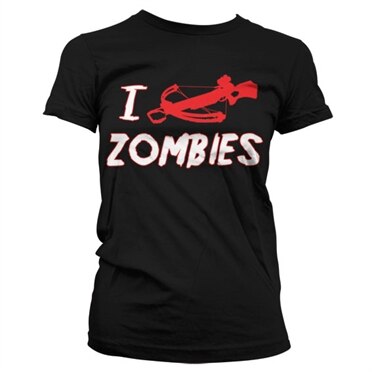 Läs mer om I Crossbow Zombies Girly T-Shirt, T-Shirt