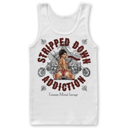 Stripped Down Addiction Tank Top, Tank Top