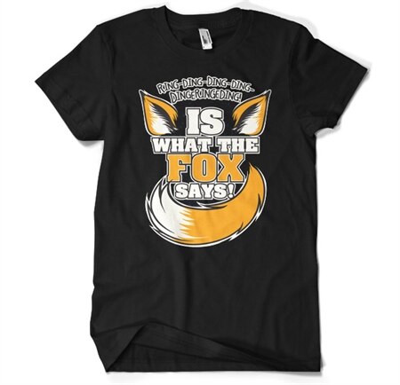 Läs mer om What Does The Fox Say T-Shirt, T-Shirt