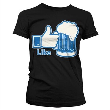 LIKE Beer Girly T-Shirt, Girly Tee