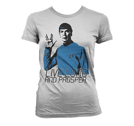 Star Trek - Live Long And Prosper Girly T-Shirt, Girly T-Shirt