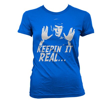 Star Trek - Spock Keepin´ It Real Girly T-Shirt, Girly T-Shirt