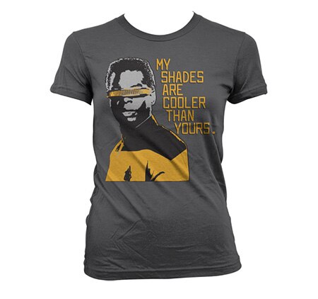 Star Trek - My Shades Are Cooler Than Yours Girly T-Shirt, Girly T-Shirt