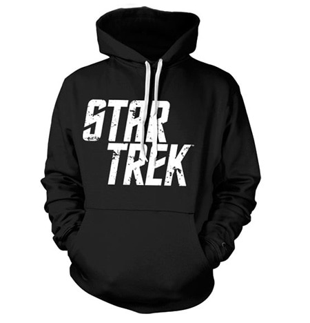 Star Trek Distressed Logo Hoodie, Hooded Pullover