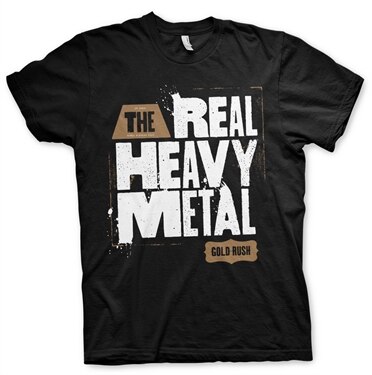 Läs mer om Gold Rush - Real Heavy Metal T-Shirt, T-Shirt