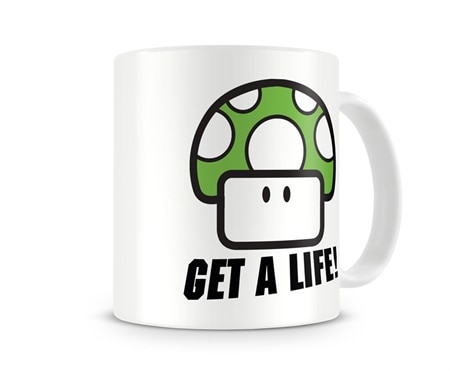 Läs mer om Get A Life Coffee Mug, Accessories