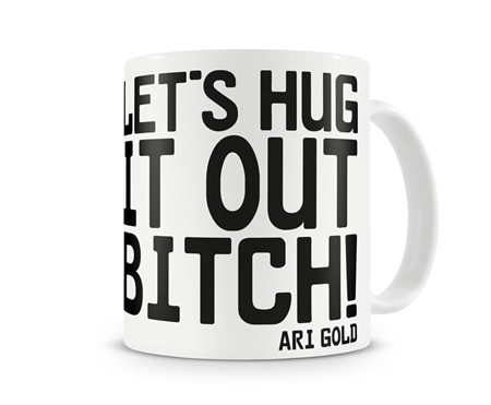 Hug It Out Coffee Mug, Coffee Mug