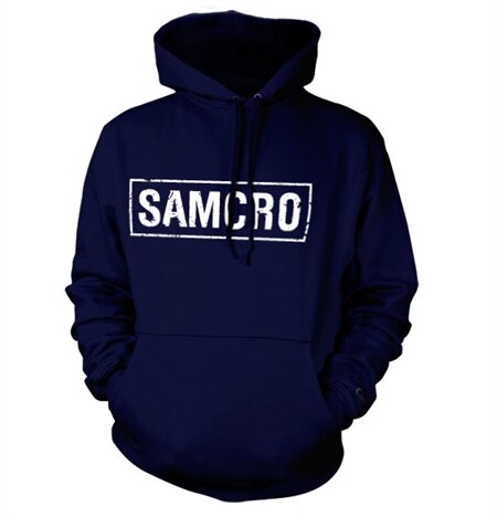 SAMCRO Distressed Hoodie, Hooded Pullover