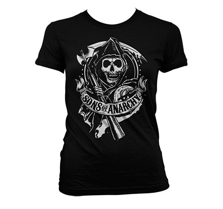 SOA Scroll Reaper Girly T-Shirt, Girly T-Shirt