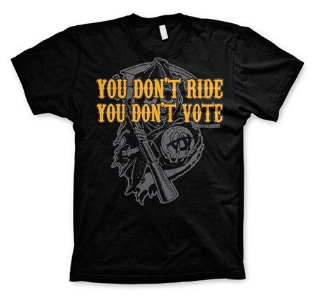 SOA - Don´t Ride Don´t Vote T-Shirt, Basic Tee