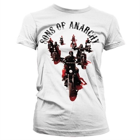 Sons Of Anarchy Motorcycle Gang Girly T-Shirt, Girly T-Shirt