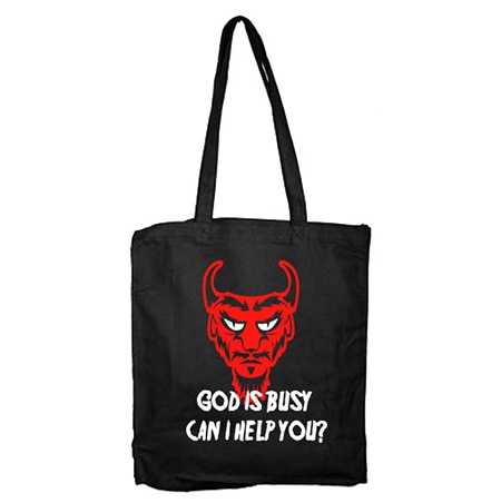 God Is Busy Tote Bag, Tote Bag