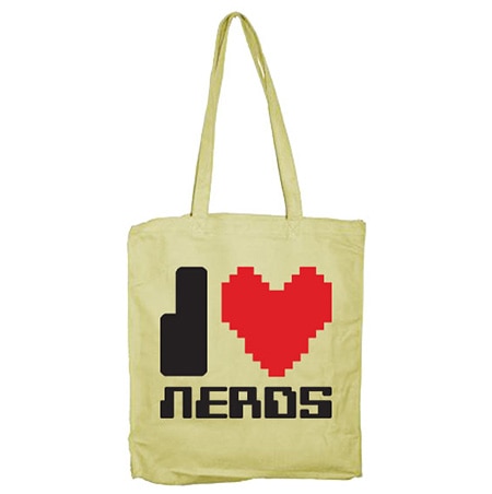 I Love Nerds Tote Bag, Tote Bag