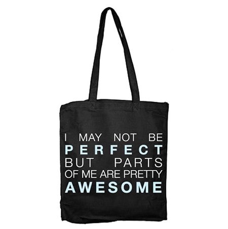 Läs mer om I May Not Be Perfect Tote Bag, Accessories