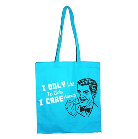 I Only Lie To Girls Tote Bag, Tote Bag