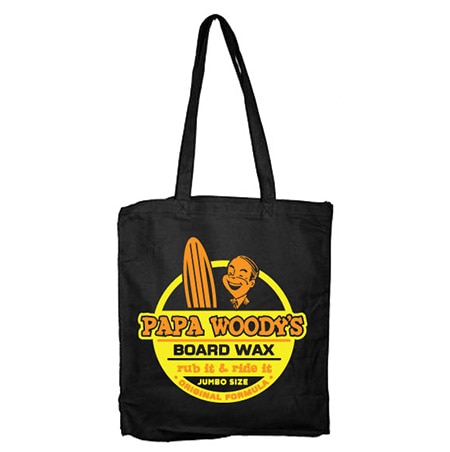 Papa Woodys Board Wax Tote Bag, Tote Bag