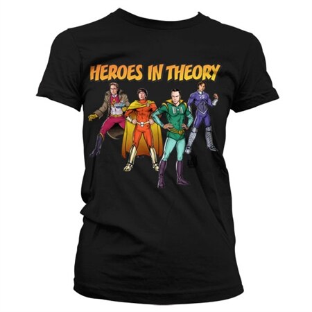 TBBT - Heroes In Theory Girly T-Shirt, Girly T-Shirt
