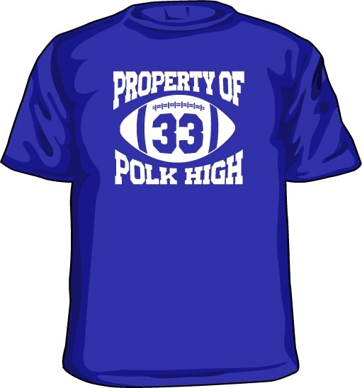 Property Of Polk High 33