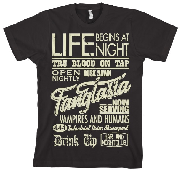 Fangtasia Slogans T-shirt
