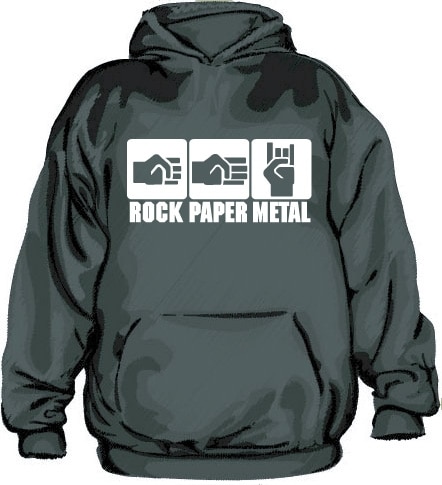 Rock-Paper-Metal Hoodie