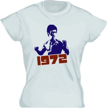 Bruce Lee 1972 Girly T-shirt