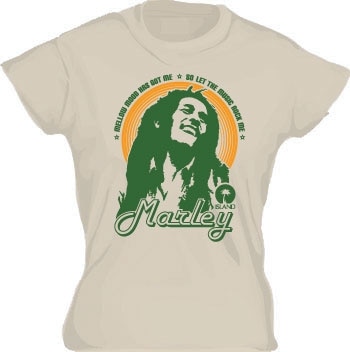 Bob Marley - Mellow Mood Girly T-shirt
