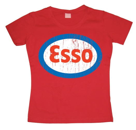 Esso Distressed Girly T-shirt