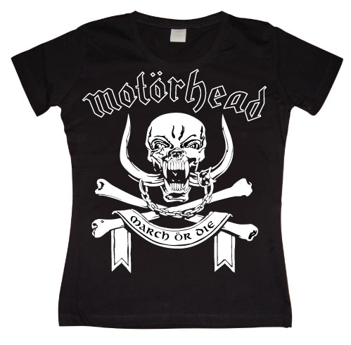 Motorhead March Or Die Girly T-shirt