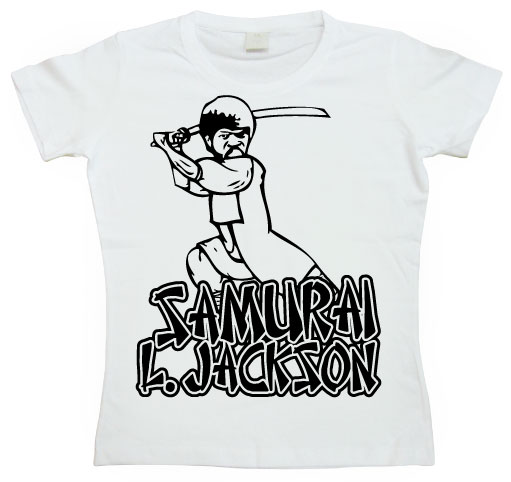 Samurai L. Jackson Girly T-shirt