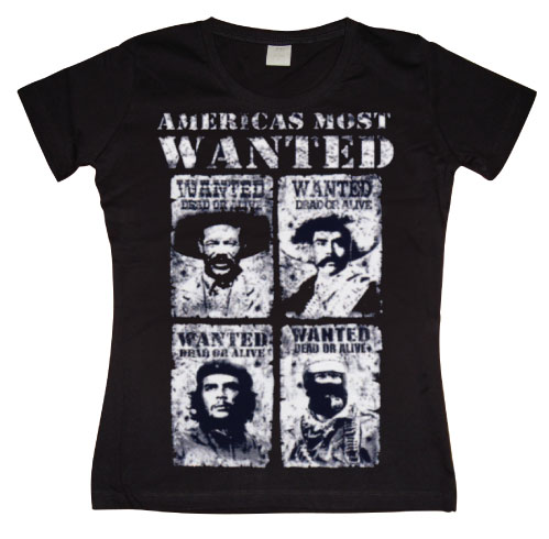 Americas Most Wanted Girly T- shirt