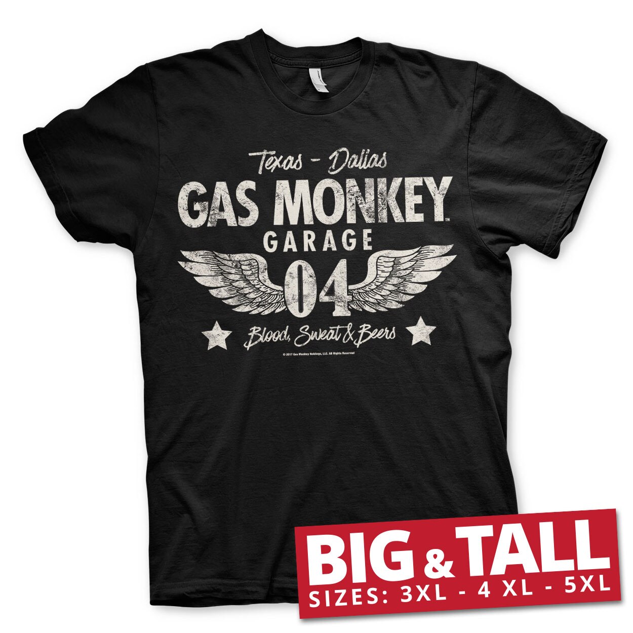 Gas Monkey Garage 04-WINGS Big & Tall Tee