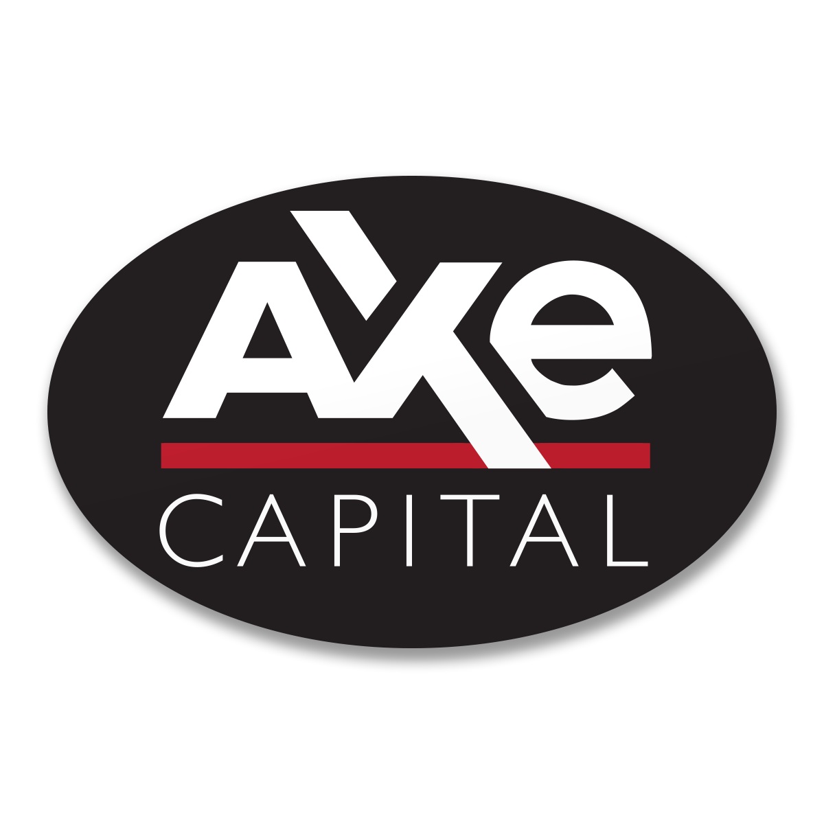 AXE Capital Oval Logo Sticker
