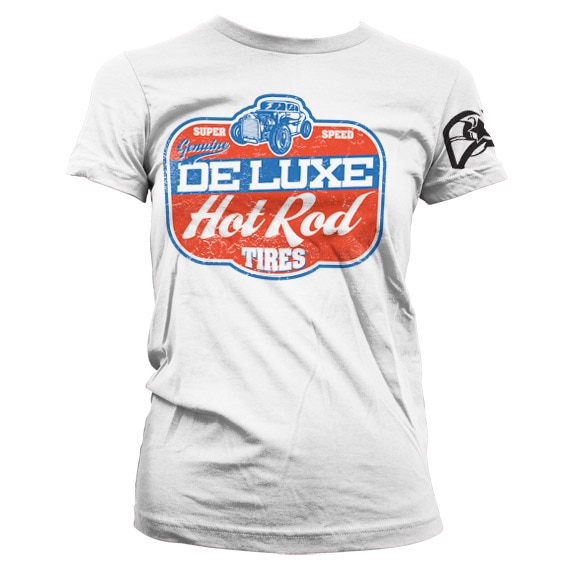 DeLuxe - Hot Rod Tires Girly T-Shirt